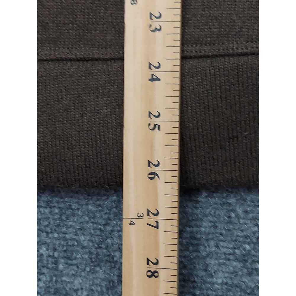 THE NORTH FACE Jacket Womens Small Brown Full Zip Mock Neck Pockets Fleece Logo - Picture 10 of 13